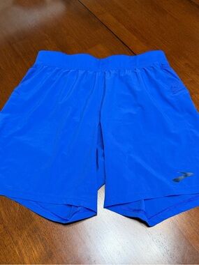 Brooks Running Run Happy Lined Athletic Shorts Drawstring Mens Size Small 6.5"